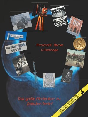 cover image of Das große Filmlexikon zu "Babylon Berlin"